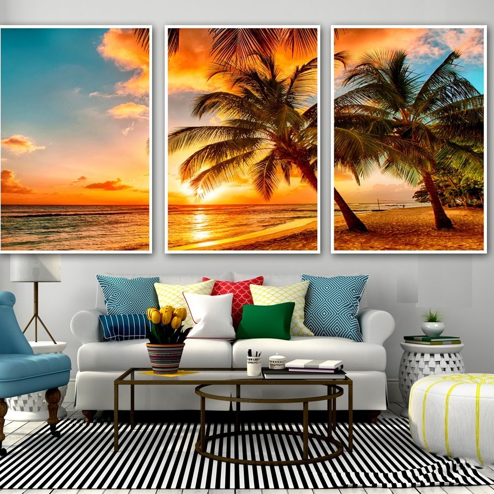 تابلو دکوراتیو 3تیکه کد 807