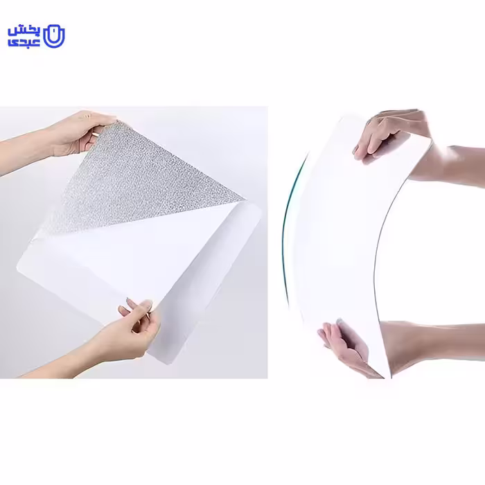 آینه نشکن چسب دار مربع 20×20