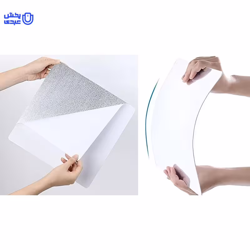 آینه نشکن چسب دار مربع 20×20