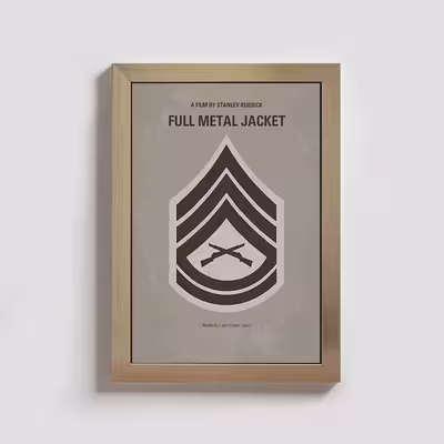 تابلو مدل فیلم Full metal jacket کد BE026