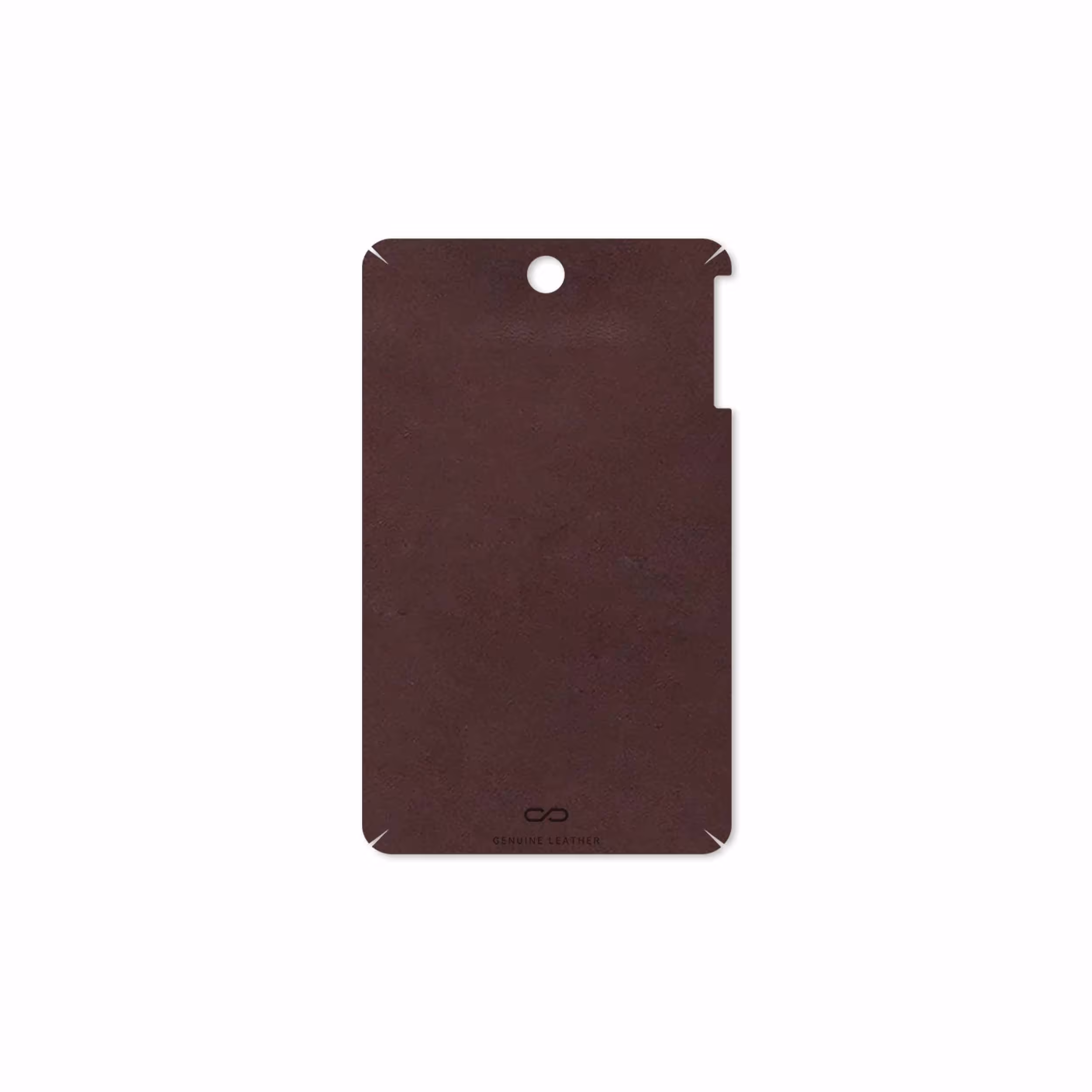 برچسب پوششی ماهوت مدل Matte-Dark-Brown-Leather مناسب برای تبلت لنوو A7-50 A3500 2014