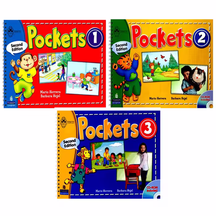 کتاب Pockets اثر Mario Herrera and Barbara Hojel انتشارات اشتیاق نور 3 جلدی