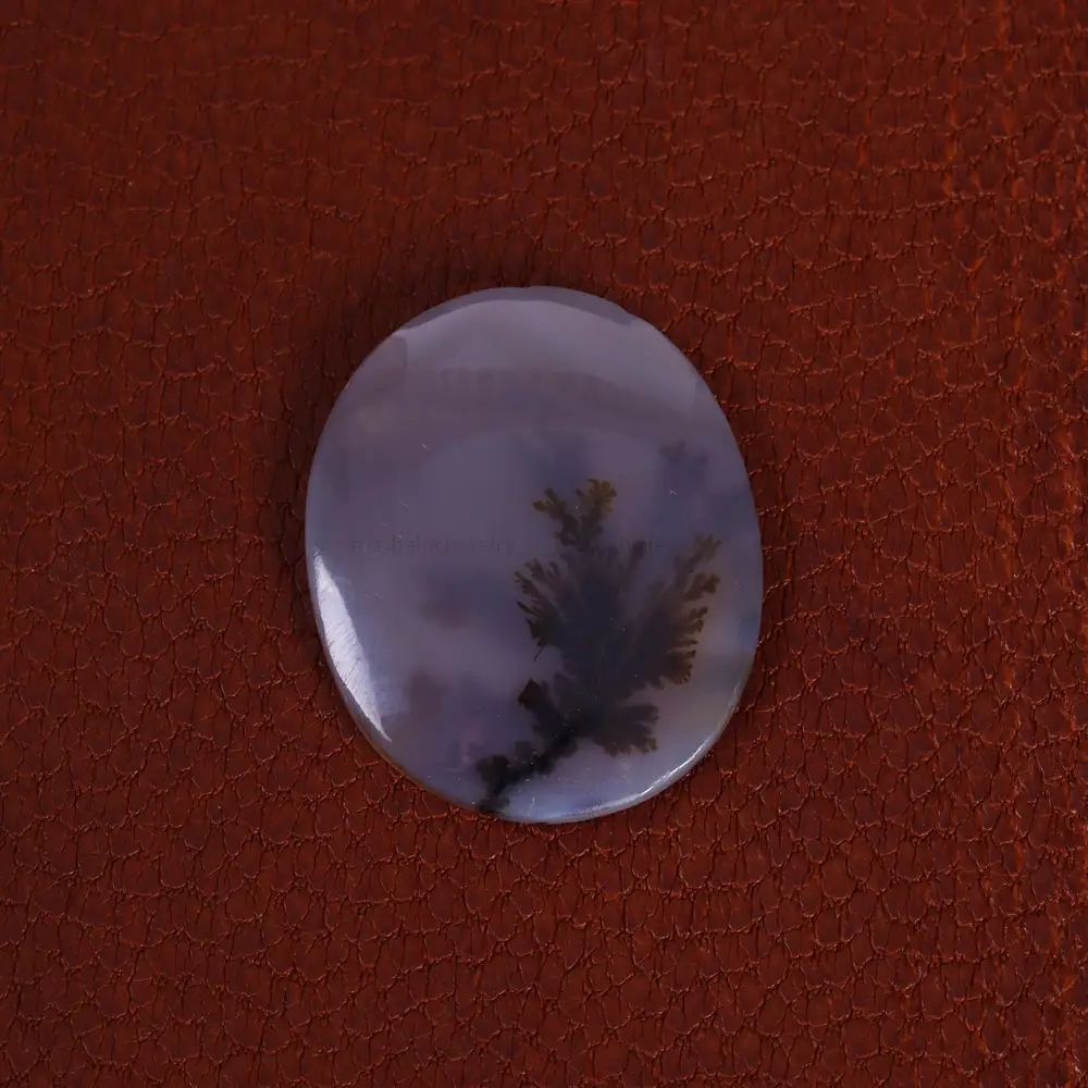 نگین عقیق شجر کد 21397 - جواهری مشاهیر