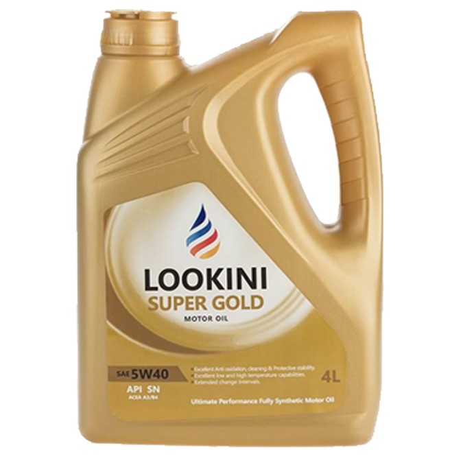خرید روغن موتور لوکینی 5W40 SN SUPER GOLD چهار لیتری | اتوموبی