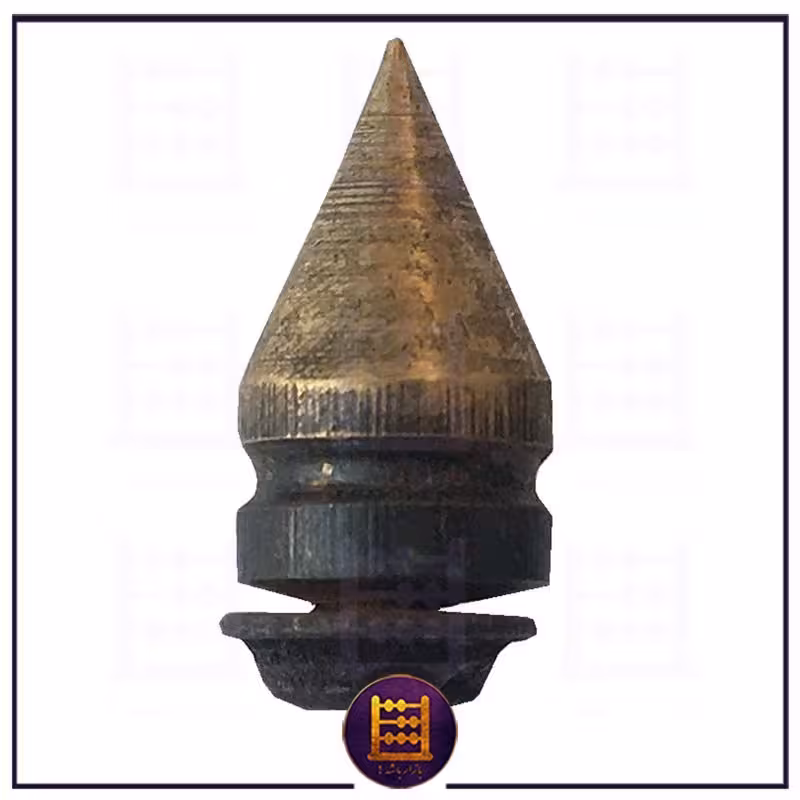 یراق اسپایک میخی فلزی  رنگ زردقلم 