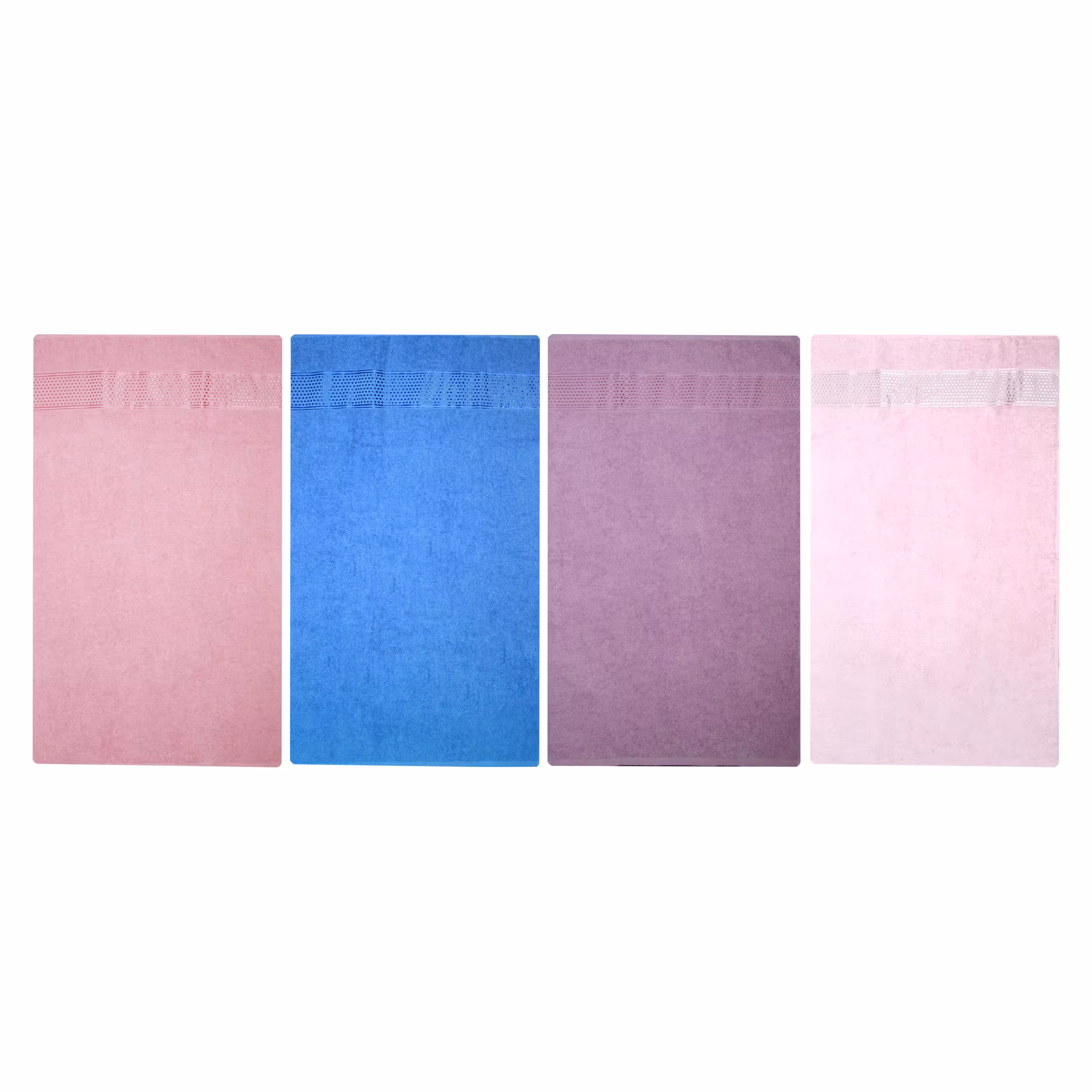 حوله دست و صورت برا مدل R 647382 سایز 50x90 سانتیمتر مجموعه 4 عددی