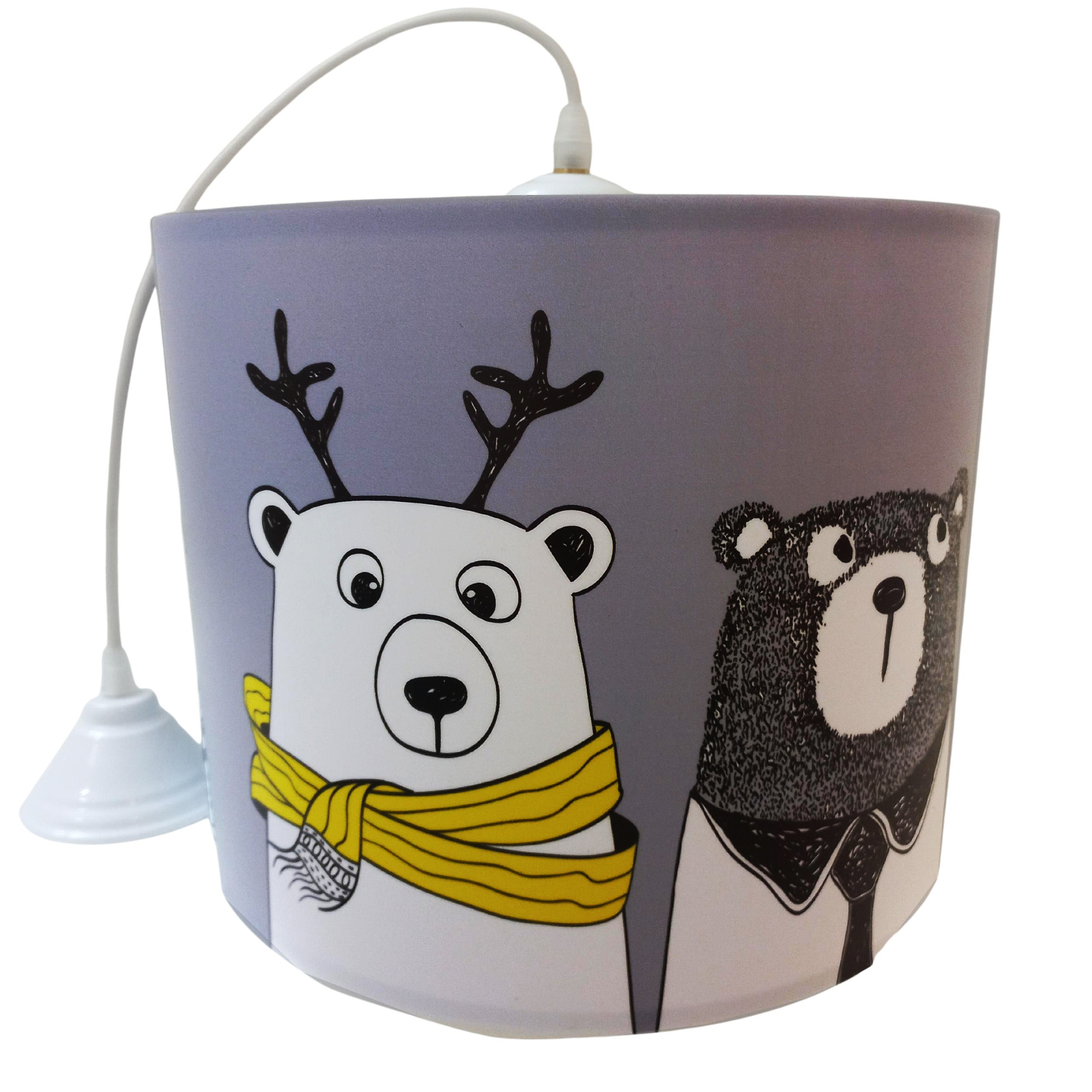 لوستر کودک مدل سه خرس