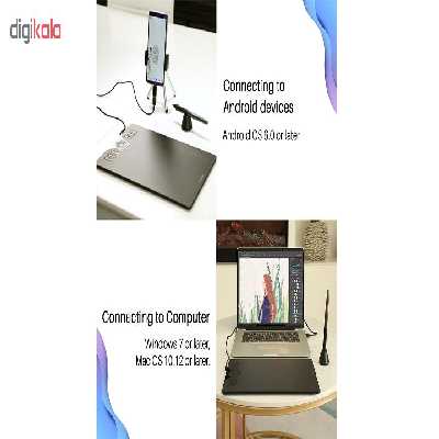 تبلت گرافیکی هوئیون مدل HS610 به همراه قلم نوری