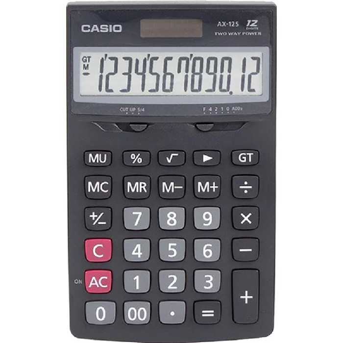 ماشین حساب رومیزی کاسیو مدل AX-12S