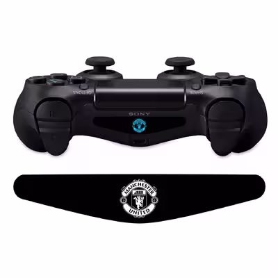 برچسب لایت بار دسته پلی استیشن 4 ونسونی طرح ManChester United Logo