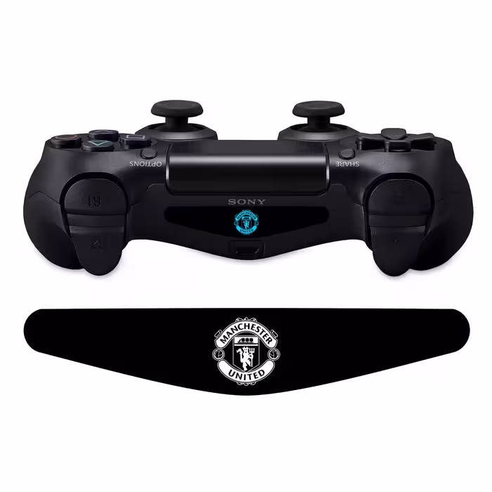 برچسب لایت بار دسته پلی استیشن 4 ونسونی طرح ManChester United Logo
