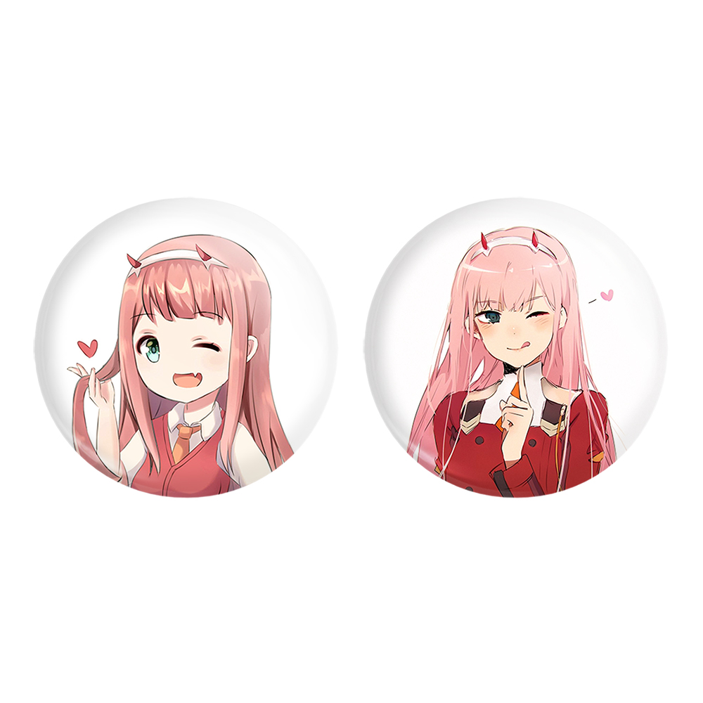 پیکسل خندالو مدل زیروتو انیمه دارلینگ Darling کد 1051110509 مجموعه 2 عددی