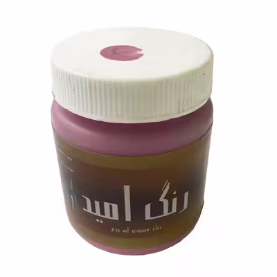 محلول رنگ صورتی لبه چرم امید مدل O-PIk100 وزن 100 گرم 