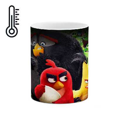 ماگ حرارتی طرح انیمیشن و بازی Angry birds  مدل mgph15103