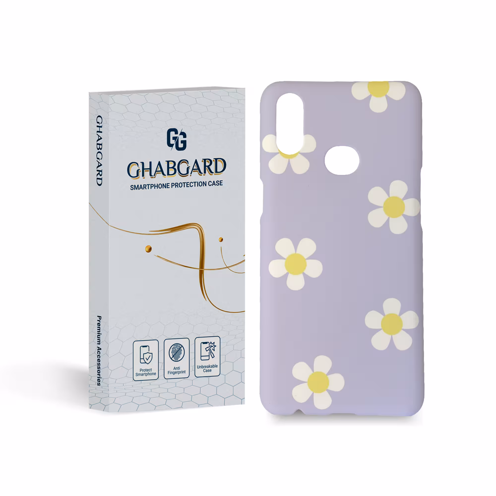 کاور قاب گارد مدل گل ساده مناسب برای گوشی موبایل سامسونگ Galaxy A10s