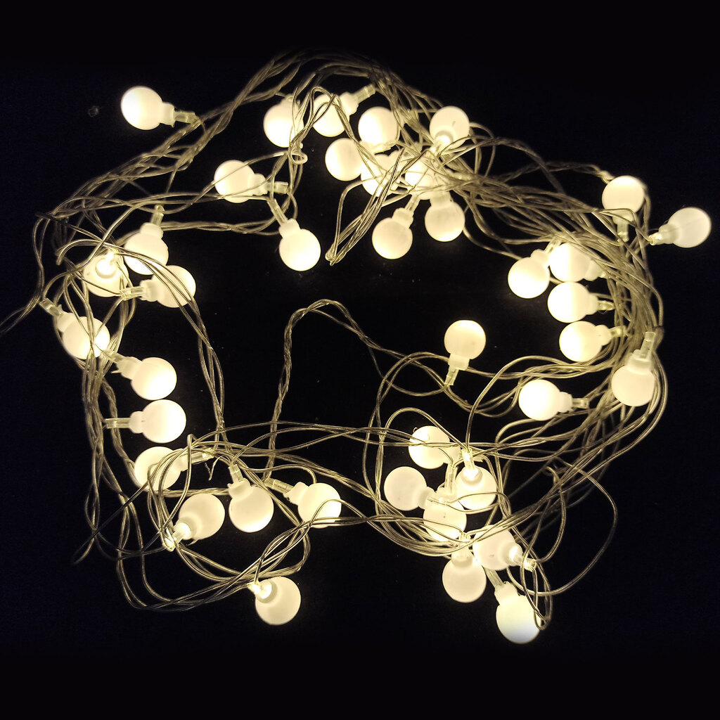 ریسه ال ای دی طرح گوی پلاستیکی کوچک طول 5 متر