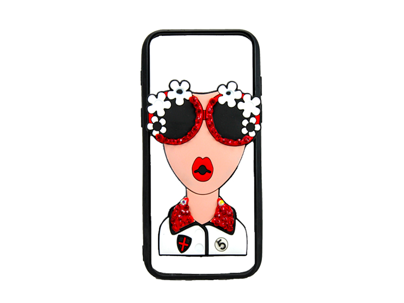 کاور دختر نگین دار مناسب برای گوشی سامسونگ A3 2017