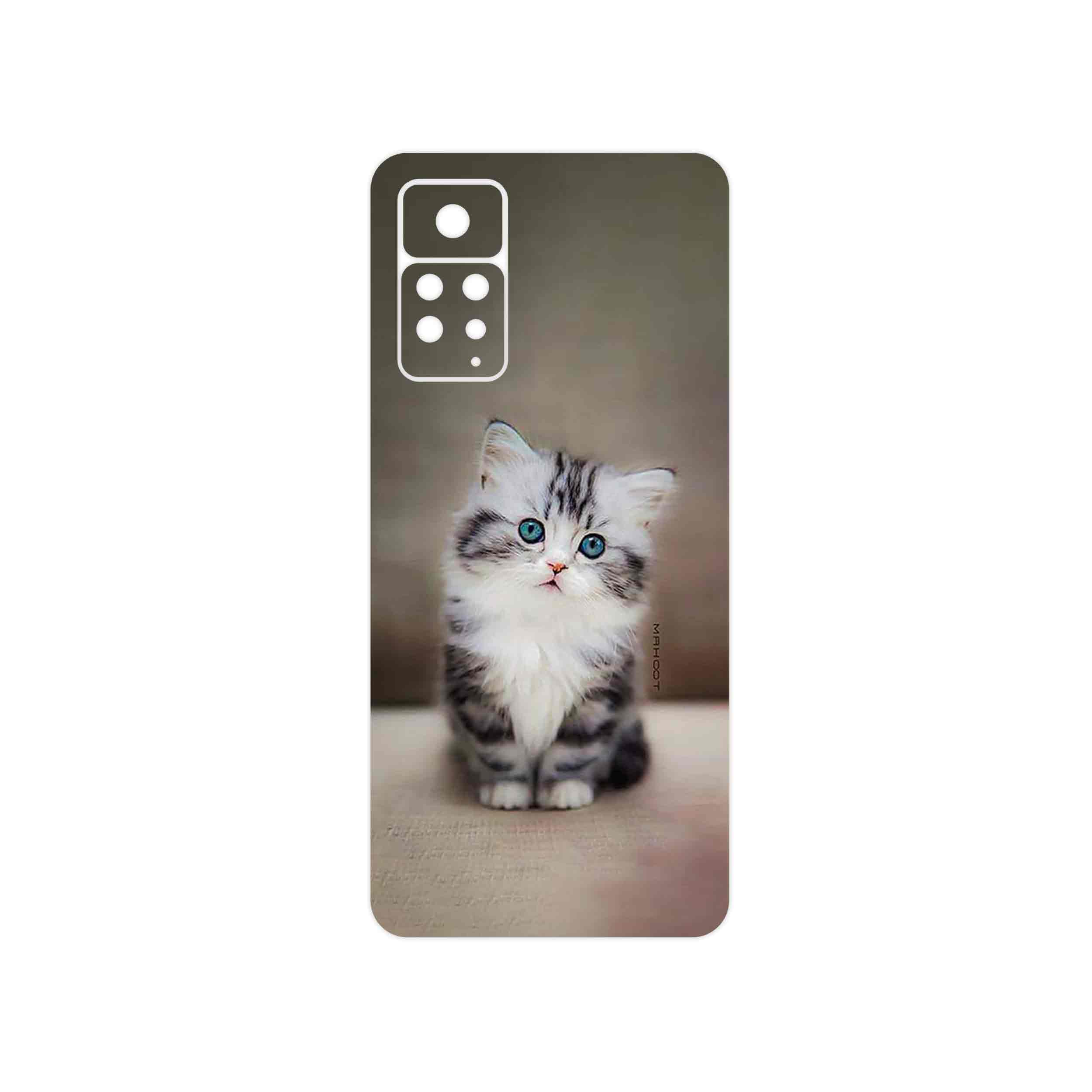 برچسب پوششی ماهوت مدل Cat_2 مناسب برای گوشی موبایل شیائومی Redmi Note 11 Pro Plus 5G (India)