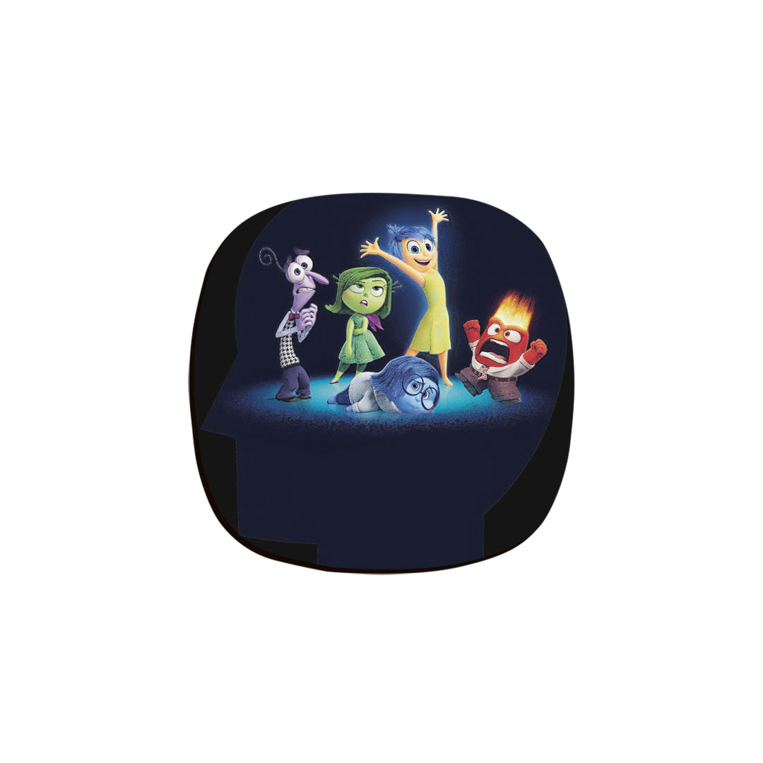 زیر لیوانی ترمه طراحان ایده مدل انیمیشن  inside out کد cfp1389