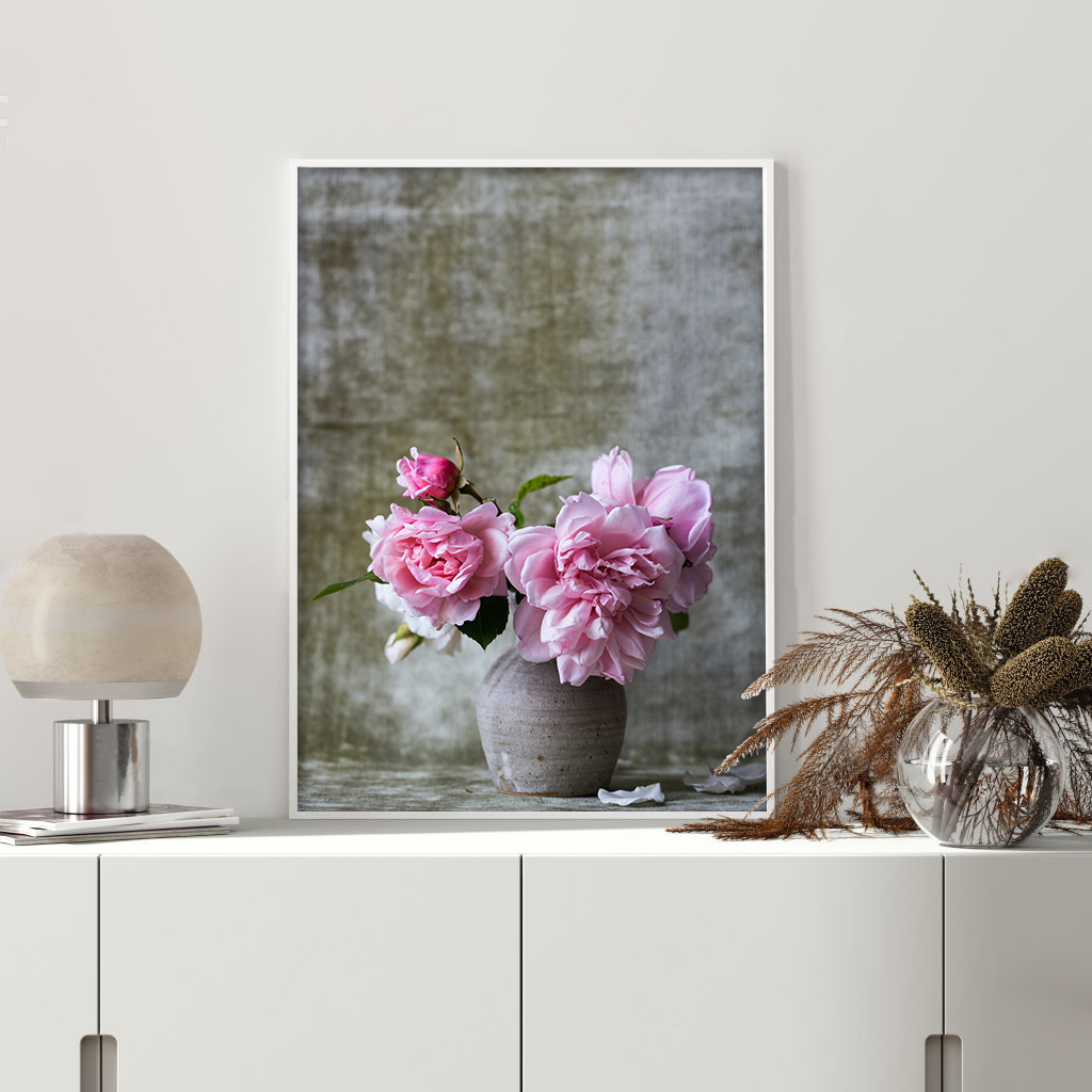 تابلو طرح گلدان کد NS 016