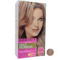 کیت رنگ مو اسکالیم سری collagen keratin شماره 90.03 حجم 100 میلی لیتر رنگ کاراملی