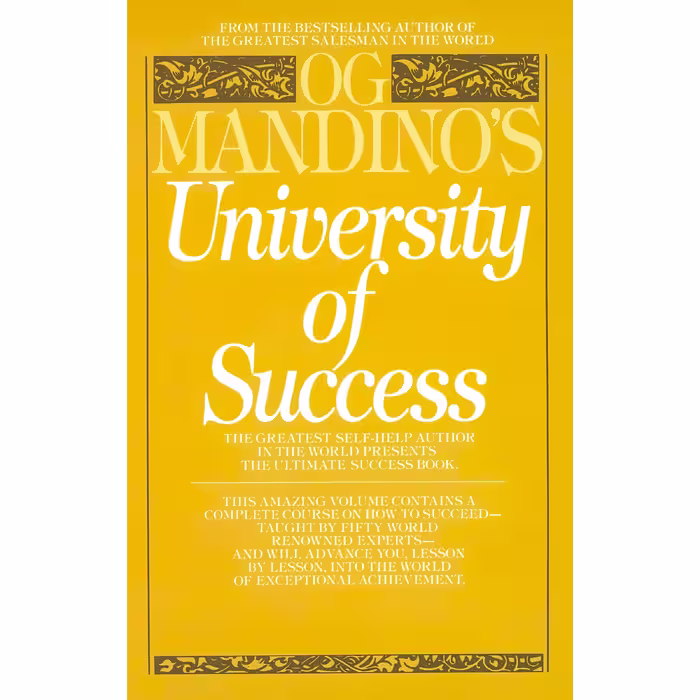 کتاب زبان اصلی Og Mandinos University of Success اثر Og Mandino انتشارات Bantam