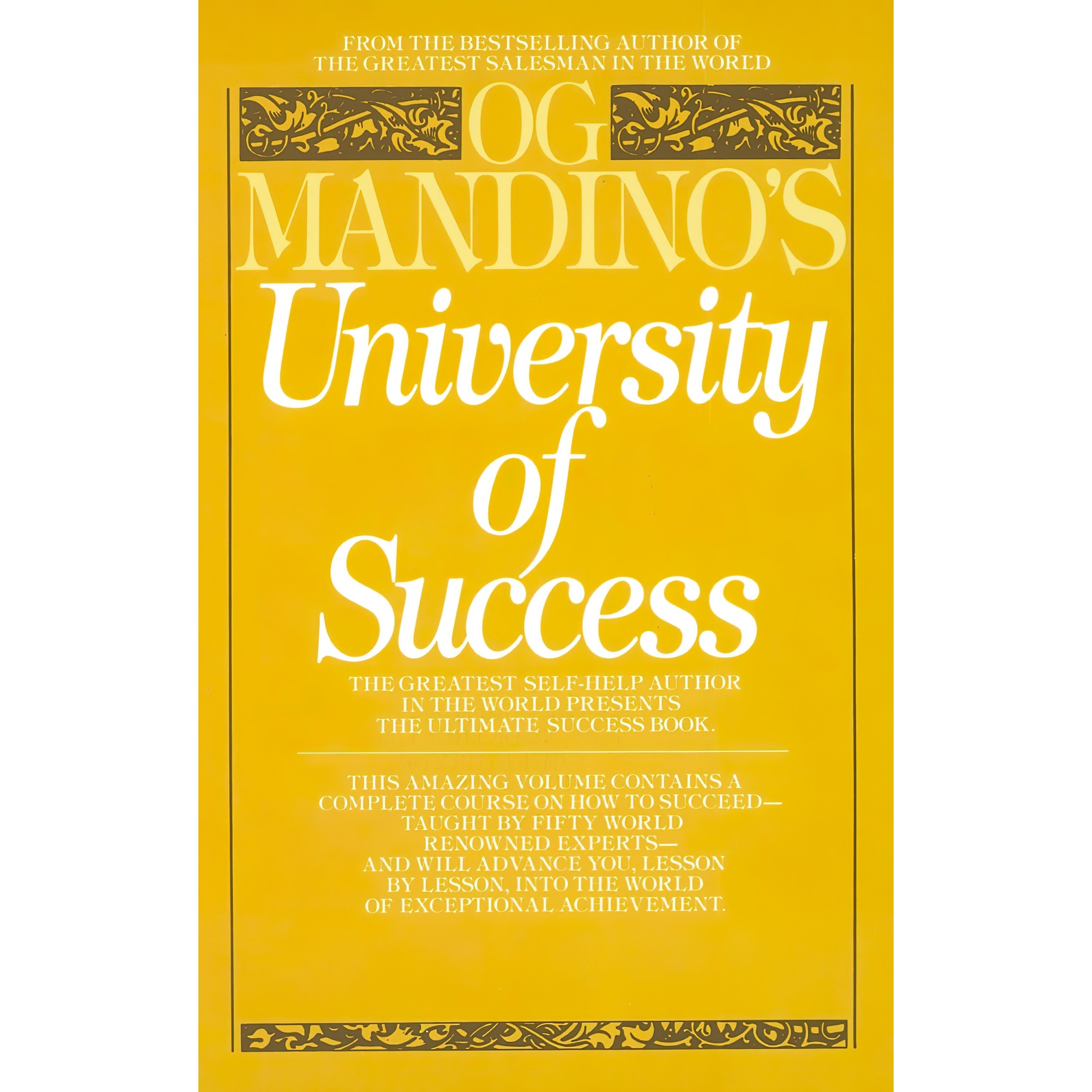 کتاب زبان اصلی Og Mandinos University of Success اثر Og Mandino انتشارات Bantam