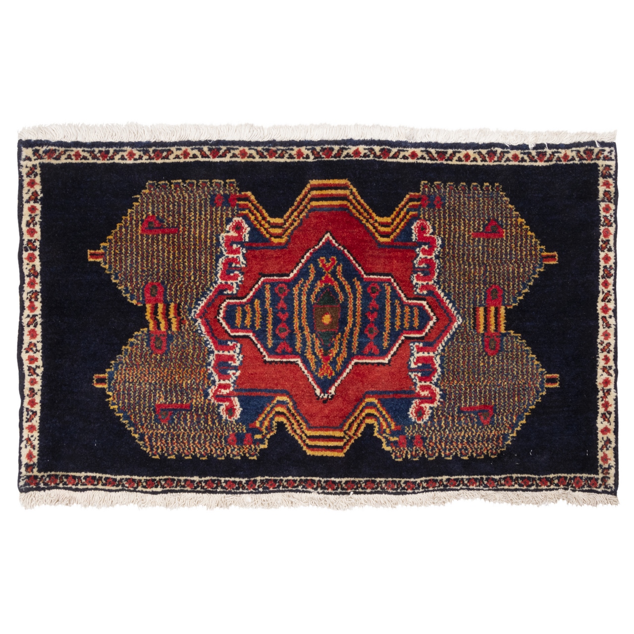 فرش قدیمی دستباف نیم متری سی پرشیا کد 102386