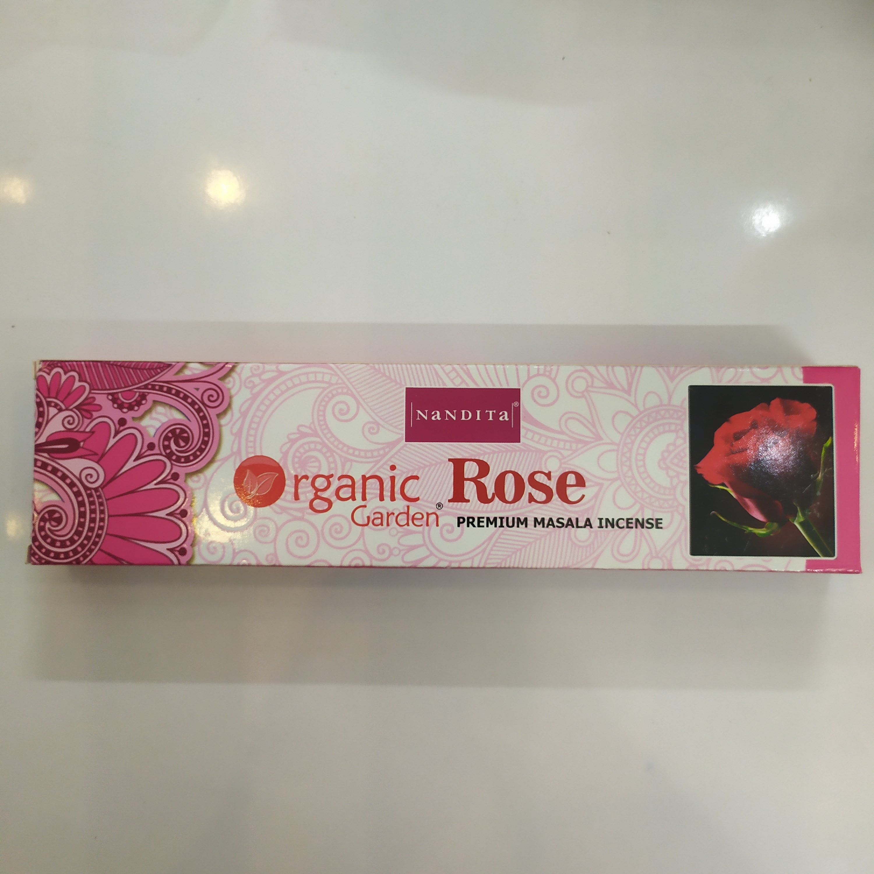 عود ارگانیک رز organic rose