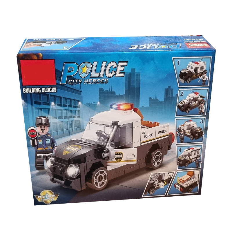 ساختنی  طرح ماشین پلیس مدل 60001-3