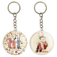 جاکلیدی خندالو مدل خرگوش و سنجاب کد 52245243 مجموعه 2 عددی