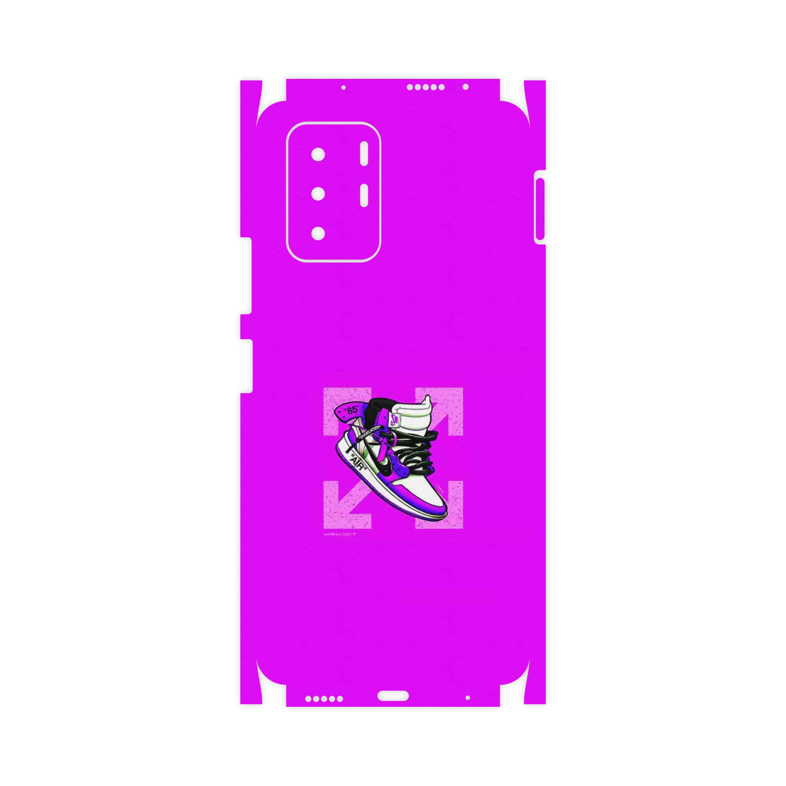 برچسب پوششی ماهوت مدل Nike Air Sneaker Digital Art-FullSkin مناسب برای گوشی موبایل شیائومی Redmi Note 10 Pro (China)