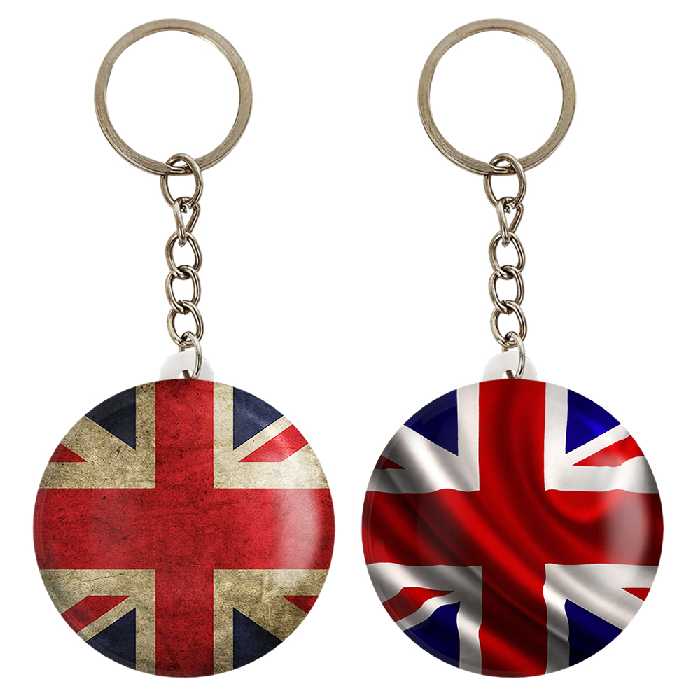 جاکلیدی خندالو مدل پرچم انگلیس کد 2045220451 مجموعه 2 عددی