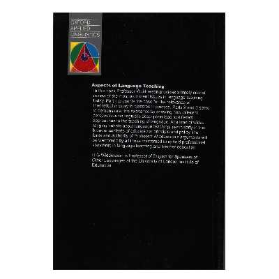 کتاب Aspects of Language Teaching اثر H. G. Widdowson انتشارات الوندپویان