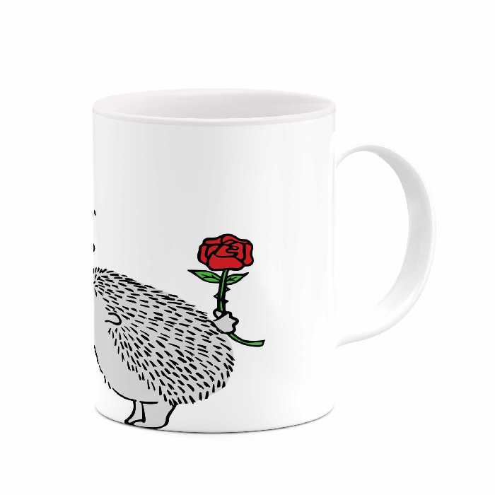 ماگ طرح جوجه تیغی مدل mu00789