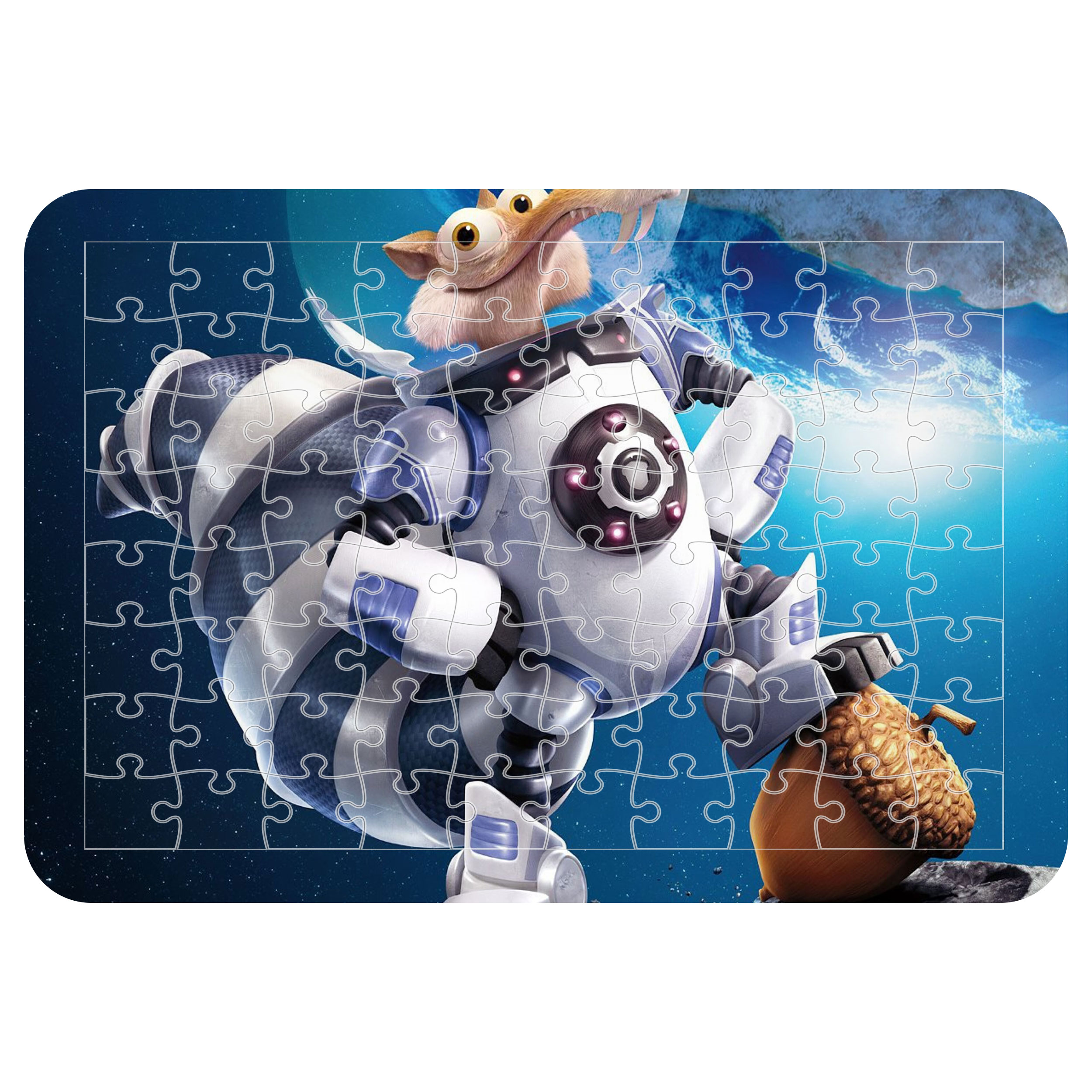 پازل 54 تکه اطلس آبی طرح کارتون عصر یخبندان  مدل P1912