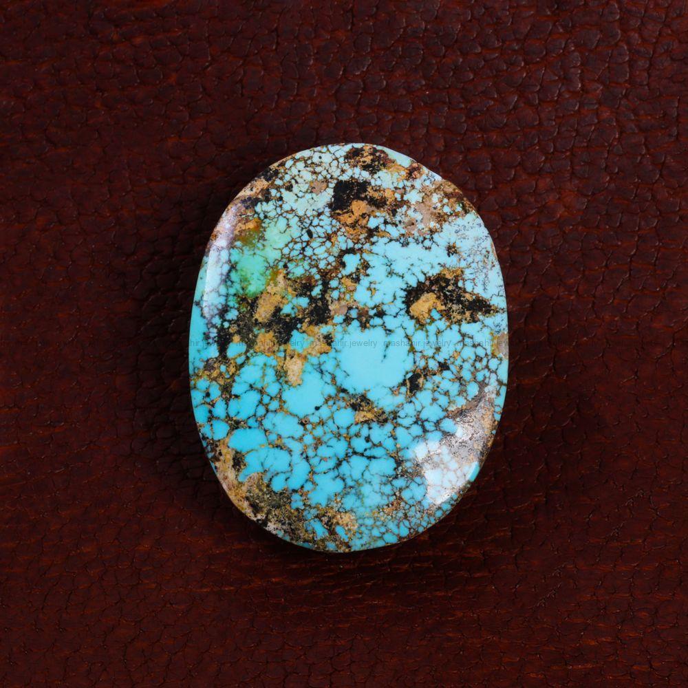 نگین فیروزه شجری کد 13987 - جواهری مشاهیر