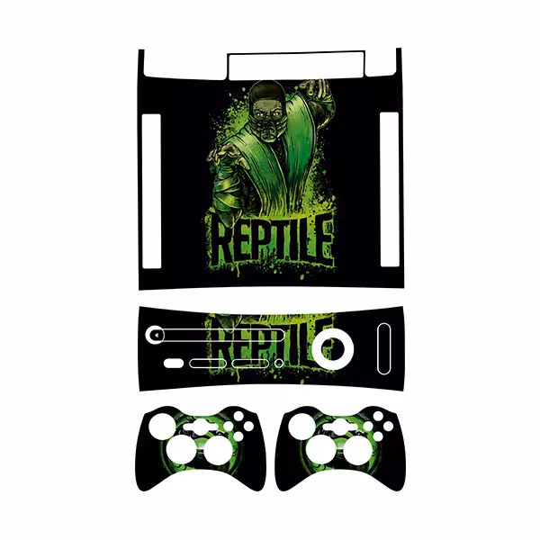 برچسب ایکس باکس 360 آرکید توییجین وموییجین مدل Reptile 01 مجموعه 4 عددی