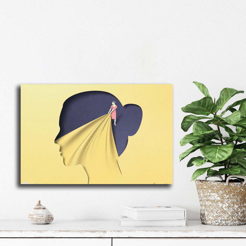 تابلو شاسی دنیای قاب مدل آرایشگاه | دنیای قاب