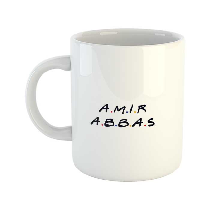 ماگ طرح فرندز مدل امیر عباس