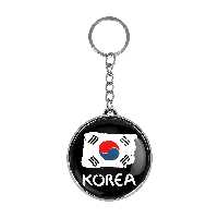 جاکلیدی خندالو طرح پرچم کره جنوبی مدل دوطرفه کد 2055820560