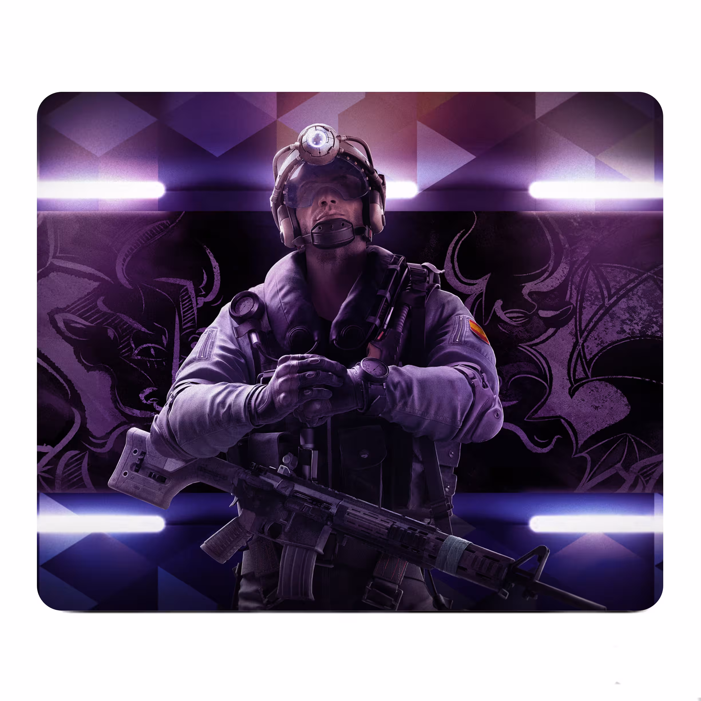 ماوس پد طرح Rainbow six siege Jackal مدل W11