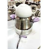 کتری قوری استیل شیردار کد 4060