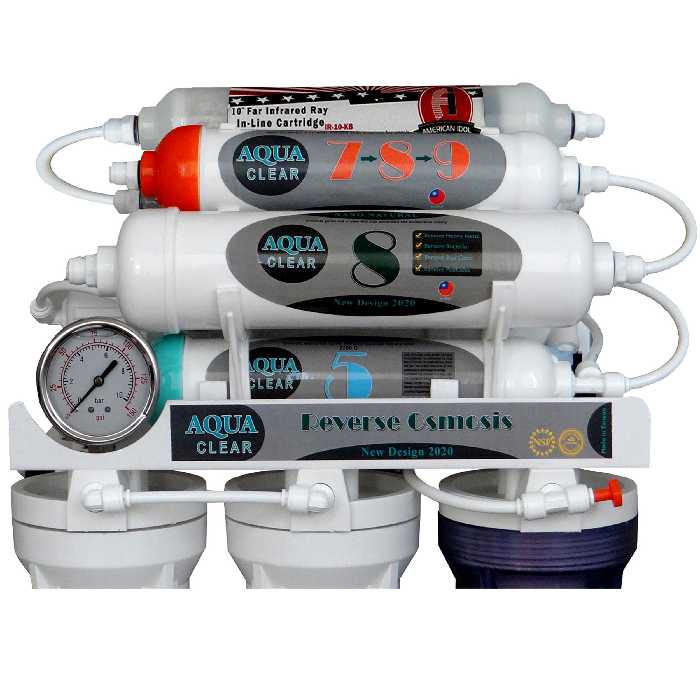 دستگاه تصفیه کننده آب آکوآ کلیر مدل NEW DESIGN 2020-AUN10 به همراه فیلتر مجموعه 3 عددی