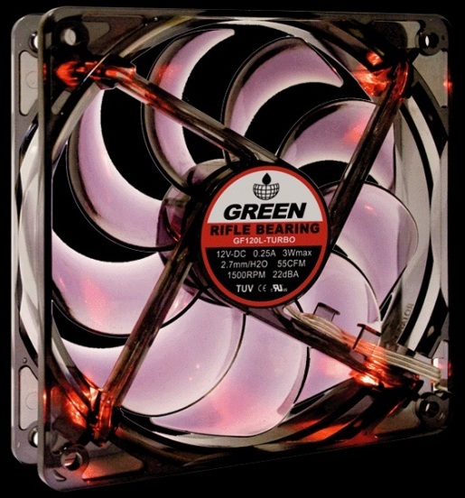 فن گرین 120mm Turbo LED
