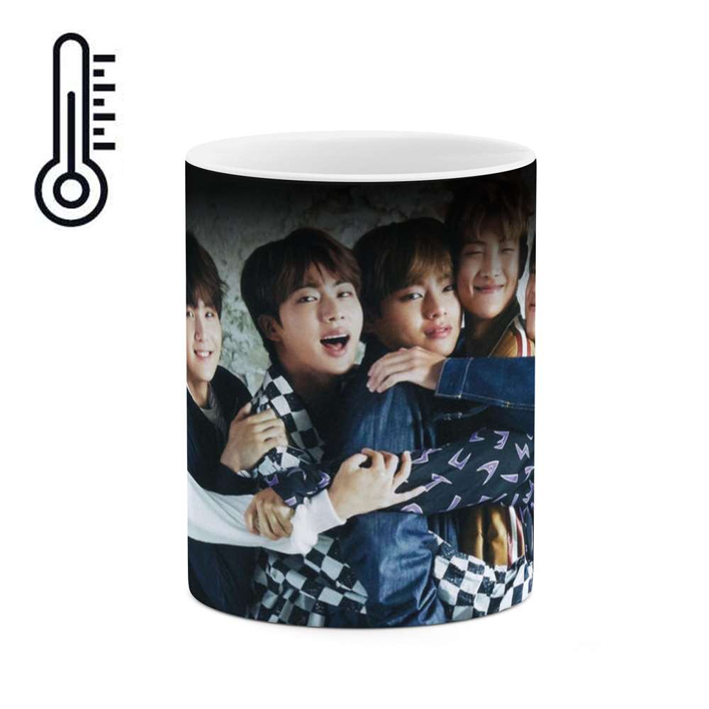 ماگ حرارتی طرح گروه موسیقی کره ای - کی پاپ -Kpop مدل mgph14390