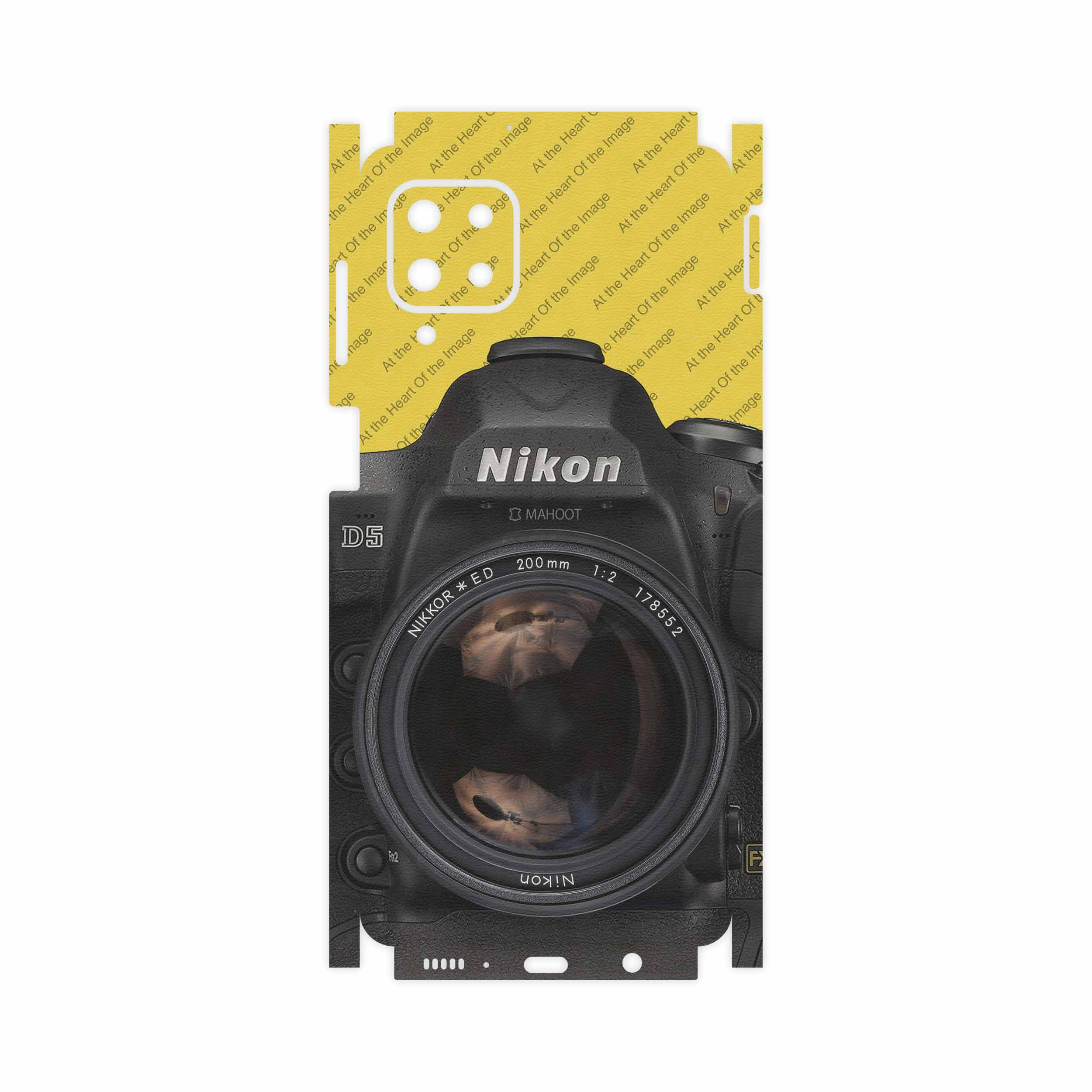 برچسب پوششی ماهوت مدل Nikon-Logo-FullSkin مناسب برای گوشی موبایل سامسونگ Galaxy M62
