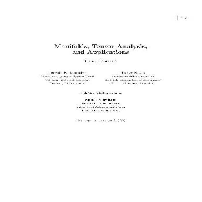 خرید و دانلود نسخه کامل کتاب Manifolds, Tensor analysis, and Applications (draft 2003-01-05) (Springer)