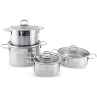 سرویس قابلمه استیل 8 پارچه لایف اسمایل مدل LIFEP12- 8