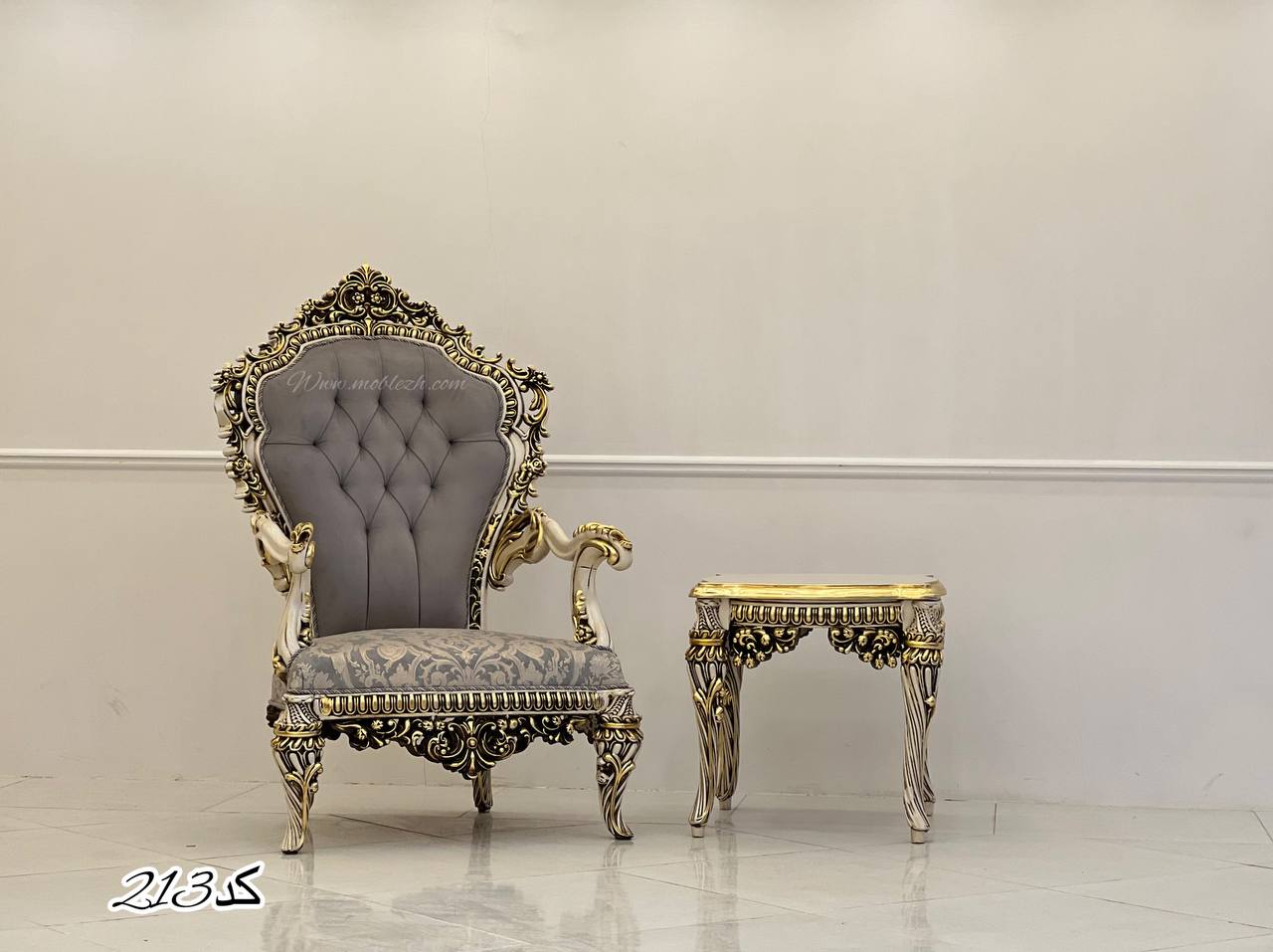 مبل کلاسیک ست 7 نفره کد 213